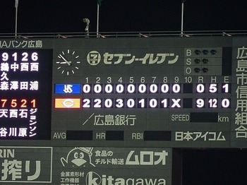 止まらんマシンガンに新井一発&ジョンソンは完封で完璧な試合