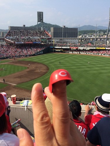 カープのヘルメットストラップ「37」松山竜平